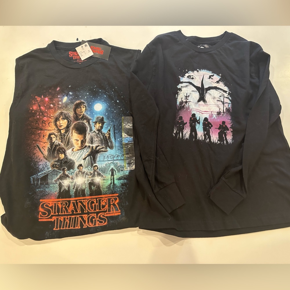 NWT Stranger Things T-shirts, size SMALL.